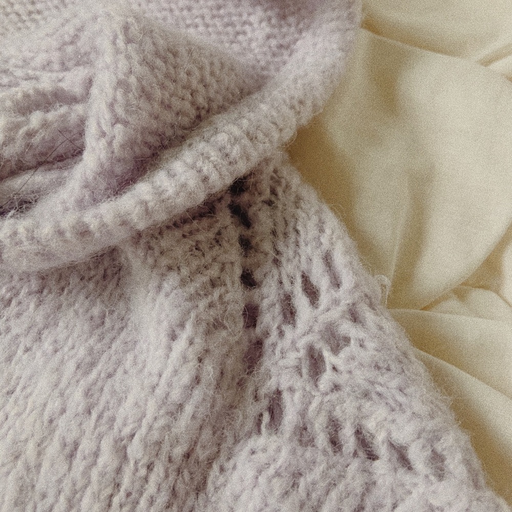 Lilac sweater hoodie